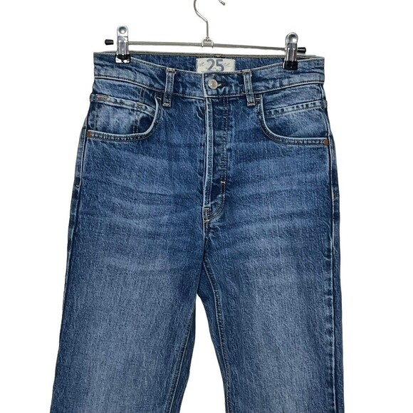 Free People We The Free Flare Jean Aura Blue High Rise Size 25 French Girl - Picture 3 of 12